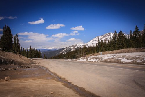 Hoosier Pass and the contientnal divide looking north